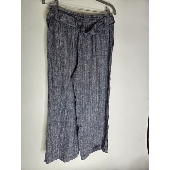 Rachel Zoe Women's Chambray Wide Leg Summer Pants Size Medium BEACH - Picture 3 of 7